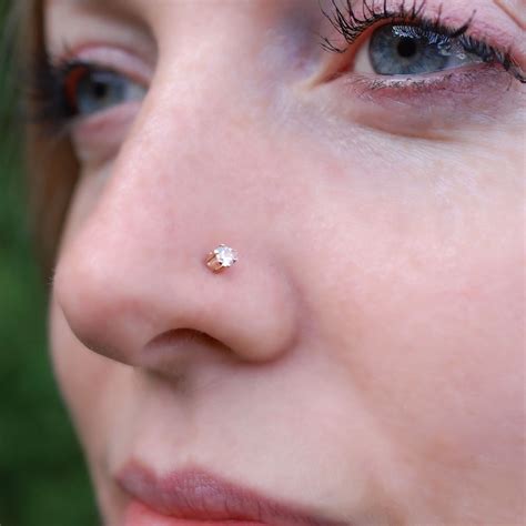 diamond piercing and tattoo|1 carat diamond nose stud.